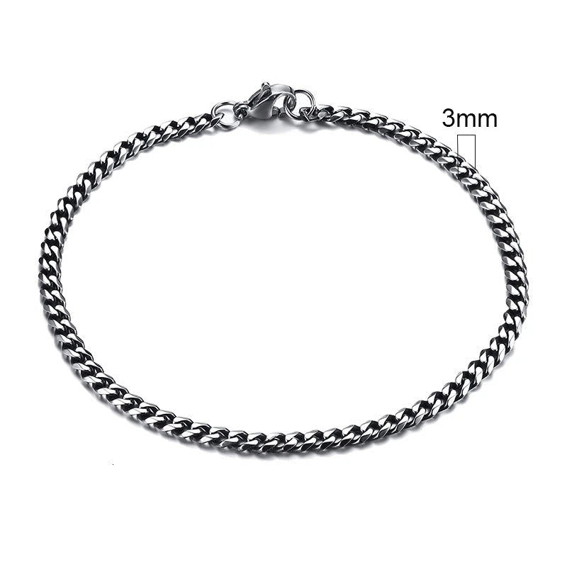 The EMESA HOME Chunky Miami Curb Chain Bracelet is a bold and stylish accessory designed for those who appreciate a statement piece of jewelry - Emesa Home