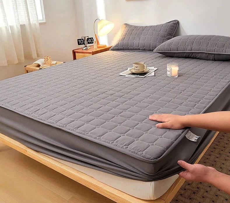 The EMESA HOME Thicken Mattress Pad Protector is a high-quality bed cover designed to provide enhanced comfort and protection for various mattress types - Emesa Home