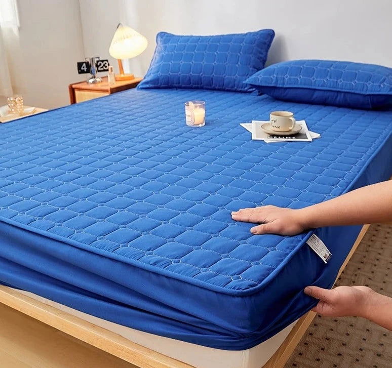 The EMESA HOME Thicken Mattress Pad Protector is a high-quality bed cover designed to provide enhanced comfort and protection for various mattress types - Emesa Home