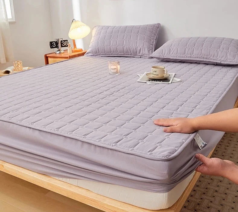 The EMESA HOME Thicken Mattress Pad Protector is a high-quality bed cover designed to provide enhanced comfort and protection for various mattress types - Emesa Home