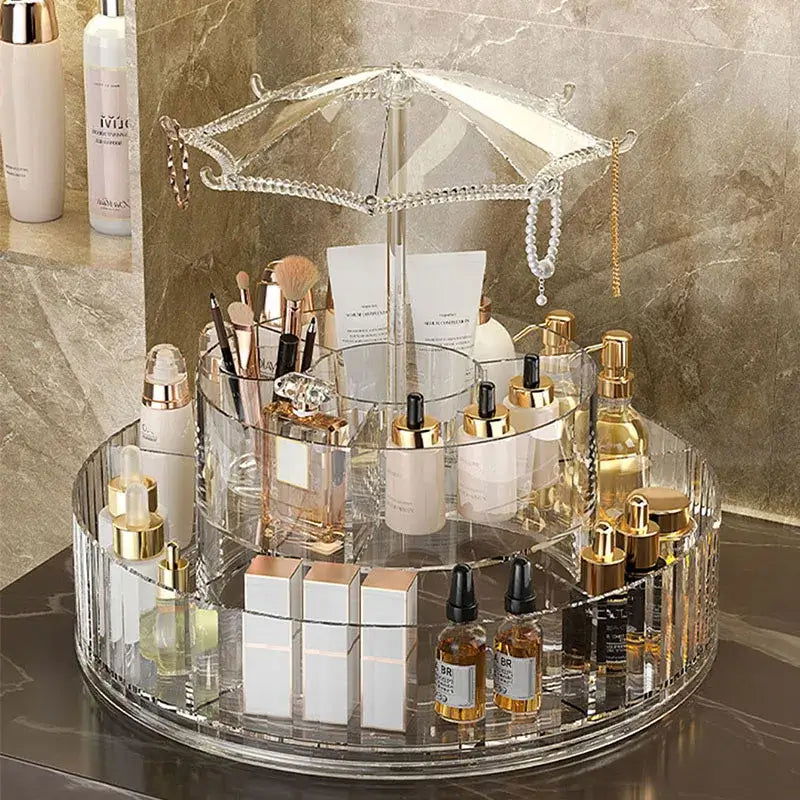 The Emesa Home Makeup Organizer is designed to provide efficient storage and easy access to your cosmetics and skincare products - Emesa Home